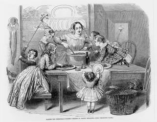 Making the Christmas Pudding, 1848